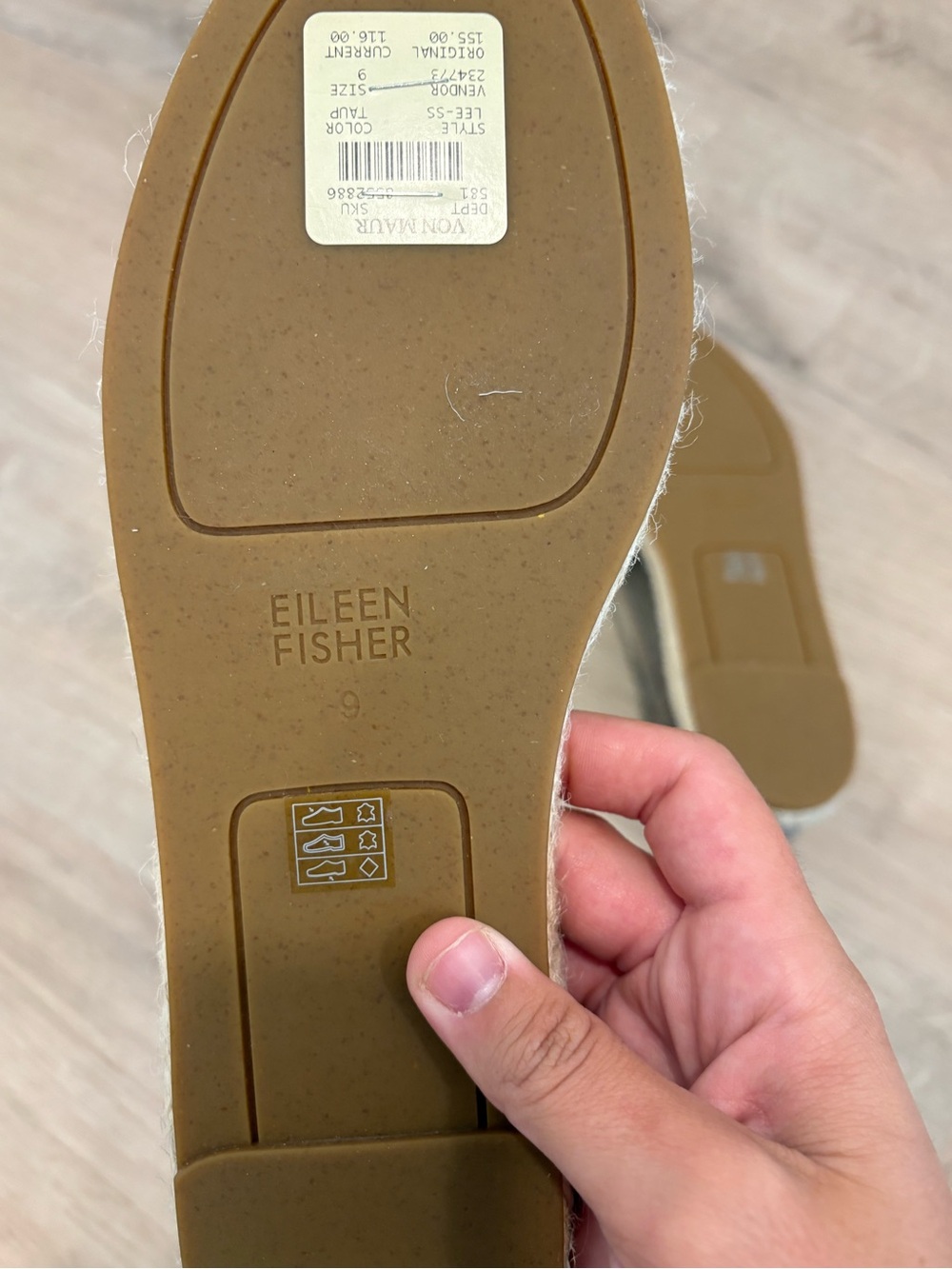 NWOT Eileen Fisher Lee Espadrilles Size 9 - Picture 7 of 7